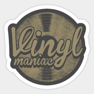 Vinyl Maniac Sticker